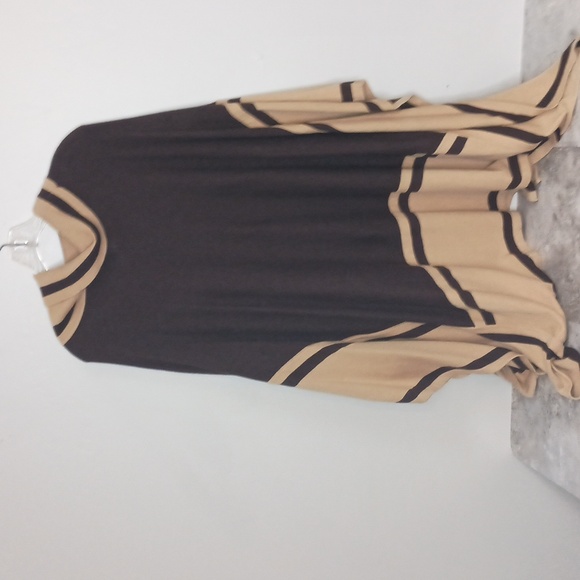 Jones New York Signature Women's One Size Shrug Poncho Brown Soft - Picture 7 of 10